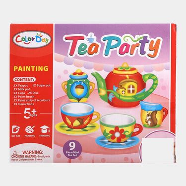 TEA PARTY PAINTING SET FOR KIDS